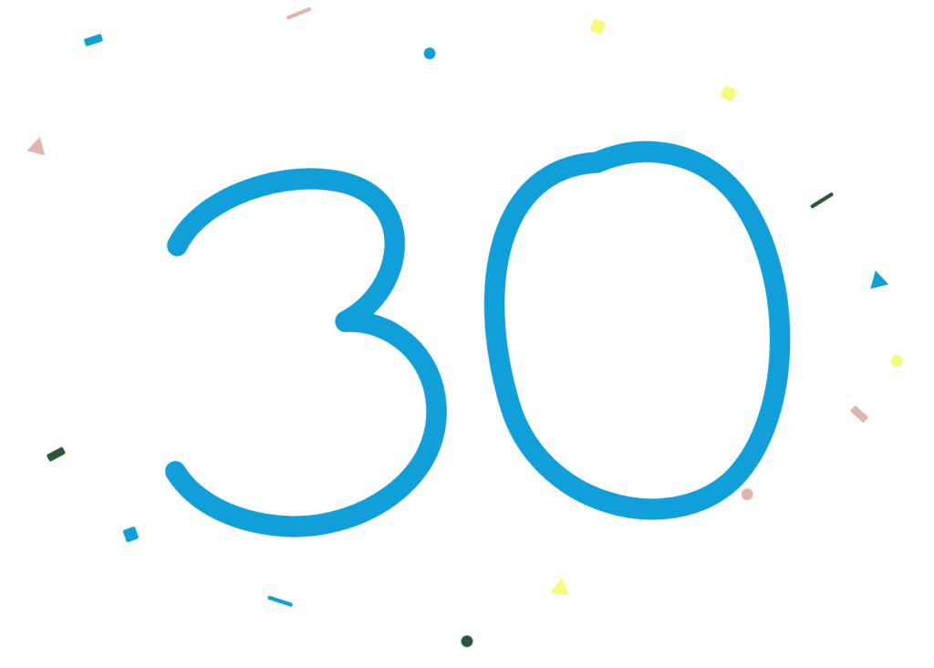 30 konfetti