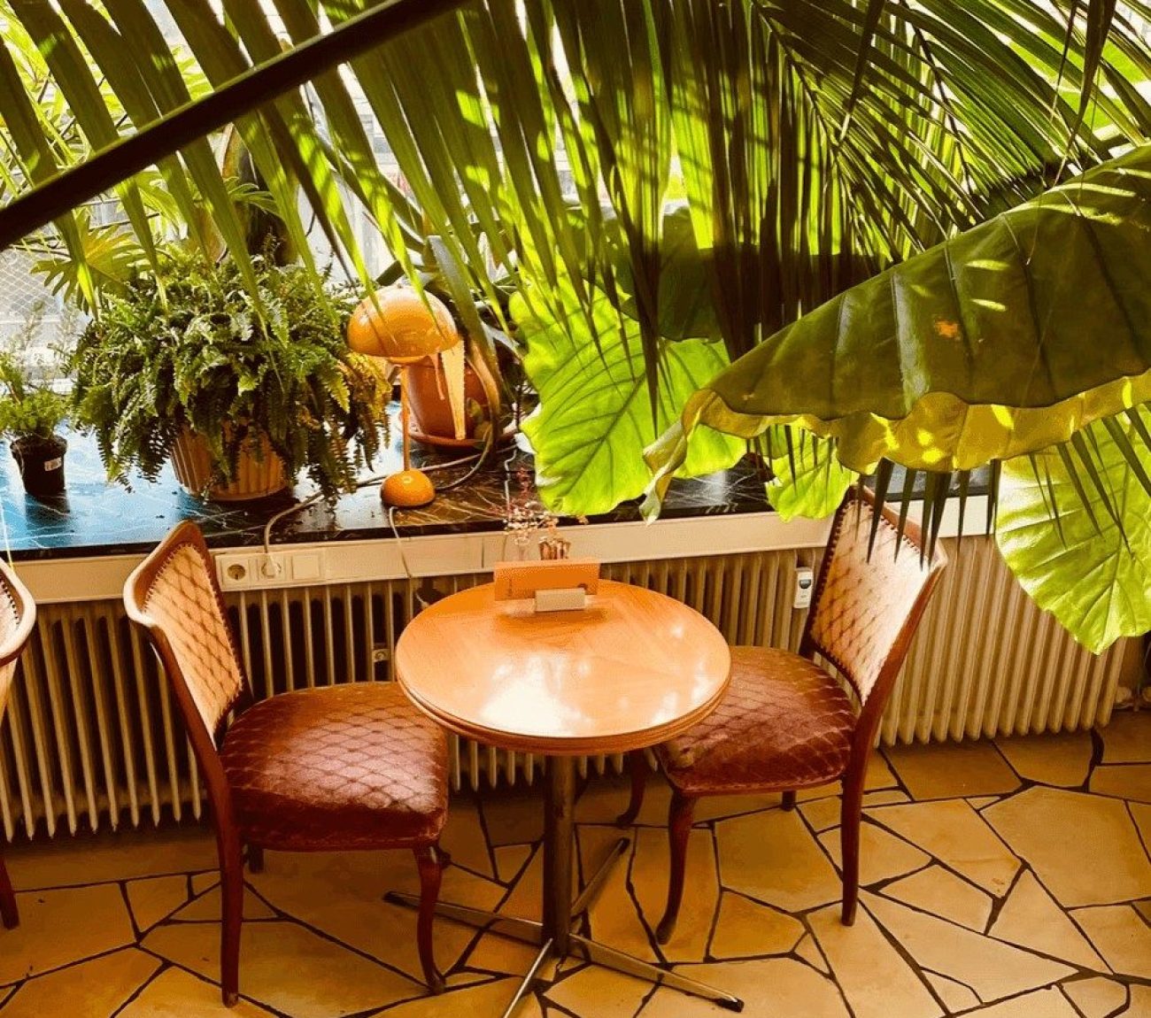 Cafe Leye Sitzplatz